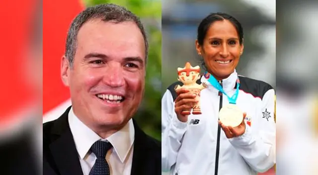 Salvador del Solar felicita a Gladys Tejeda Salvador del Solar felicita a Gladys Tejeda