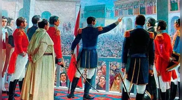 La proclama de la independencia se realizó en cuatro lugares