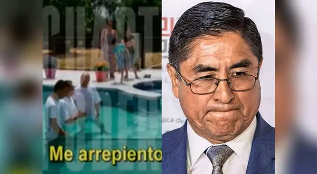 César Hinostroza se arrepiente de sus pecados  