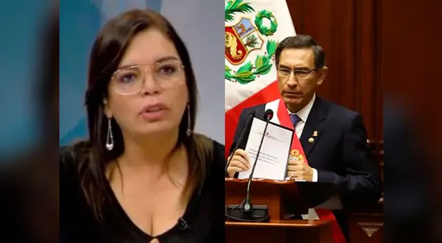 Milagros Leiva lanzó duro comentario contra el presidente Martín Vizcarra