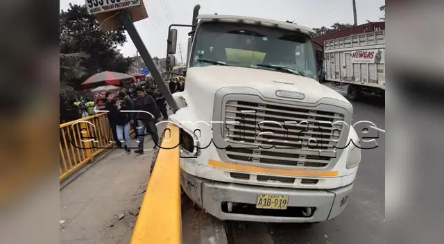 Se le habría vaciado los frenos Se le habría vaciado los frenos