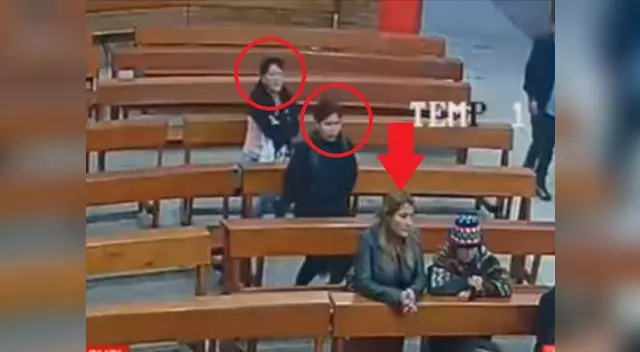 Cámaras captaron a dos delincuentes robando dentro de iglesia en San Miguel