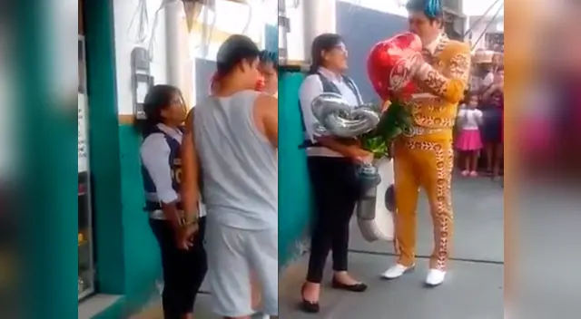 Policía rechaza propuesta de matrimonio de novio frente a público