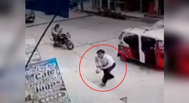 Funcionario estuvo a punto de quemar a dueño de restaurante  