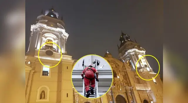 El incidente no pasó a mayores y los bomberos acudieron de inmediato a la Catedral de Lima