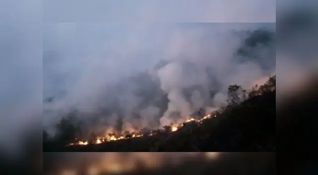 Labores para sofocar incendio continuarán este miércoles Labores para sofocar incendio continuarán este miércoles