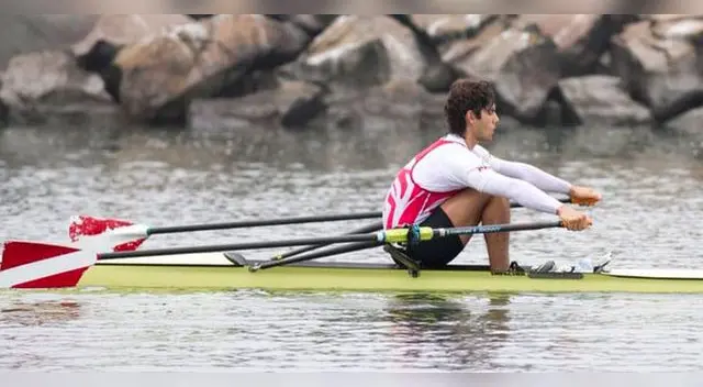 Gonzalo del Solar alcanzó la final de remo en los Juegos Panamericanos 2019 en la modalidad de un par de remos cortos masculino