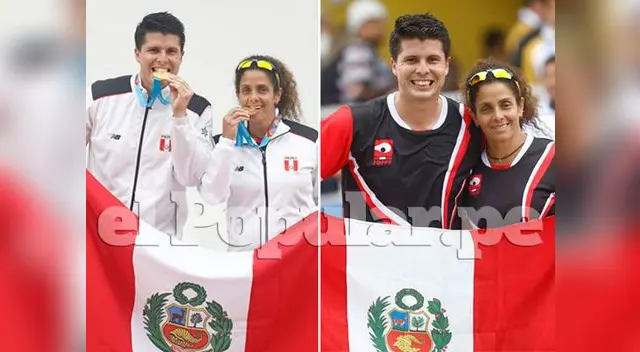 Asi fue la premiación de Kevin Martínez y Claudia Suárez tras ganar medalla de oro en frontón