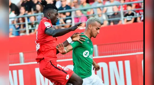 Miguel Trauco debutó y jugó los 90 minutos en Saint-Étienne Miguel Trauco debutó y jugó los 90 minutos en Saint-Étienne