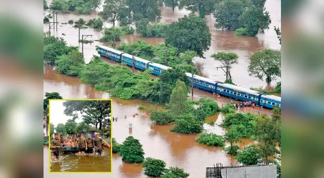 Según las autoridades hay centenares de miles de evacuados Según las autoridades hay centenares de miles de evacuados