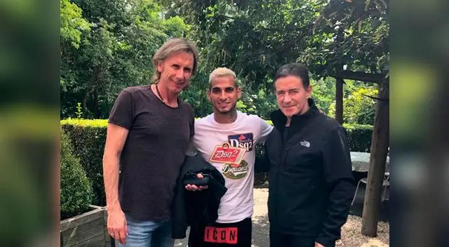 Ricardo Gareca, Miguel Trauco y Sergio Santín se juntaron para conversar sobre la fecha FIFA