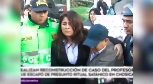 Realizan reconstrucción de caso del profesor que escapó de presunto ritual satánico en Chosica
