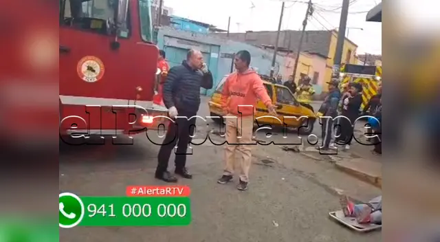 Las personas esperaron más de 25 minutos la llegada de la ambulancia Las personas esperaron más de 25 minutos la llegada de la ambulancia