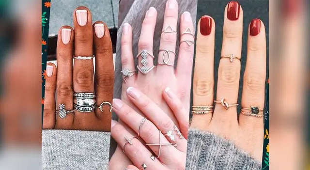 Los anillos son el toque final de un atuendo que puede cambiar completamente tu apariencia
