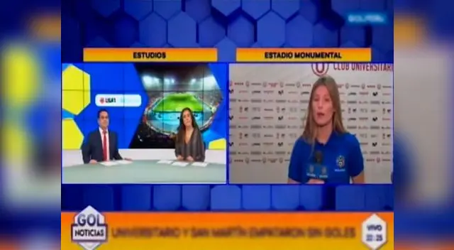 Entrenador de Universitario de Deportes tiene desplante con reportera en entrevista Entrenador de Universitario de Deportes tiene desplante con reportera en entrevista