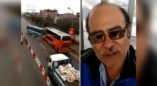 Conductor de bus interprovincial se defiende