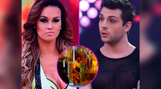 Graban a Nicola Porcella entrando a casa de Angie Arizaga Graban a Nicola Porcella entrando a casa de Angie Arizaga