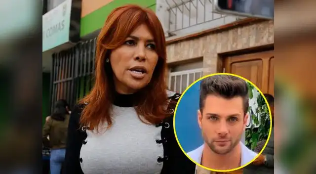 Magaly Medina no aguantó que Nicola Porcella le dijera que la demandará por las imágenes, donde se ve insultar a su expareja