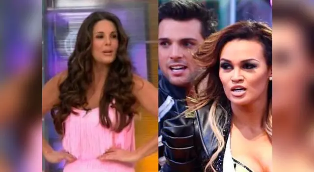 Rebeca Escribens evita hablar sobre Nicola Porcella y Angie Arizaga