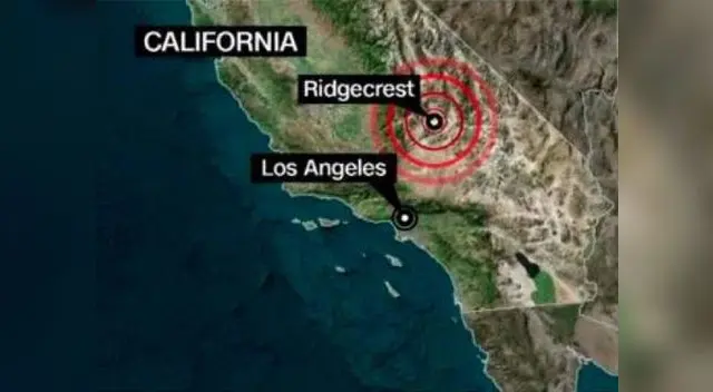 Registran fuerte sismo en California, Estados Unidos