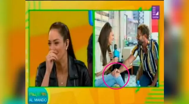 Karen Schwarz aseguró que no sintió la mano de Gabriel Soto Karen Schwarz aseguró que no sintió la mano de Gabriel Soto