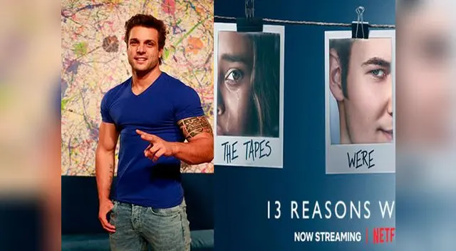 Nicola Porcella se sumerge a la famosa serie juvenil  '13 reasons why'