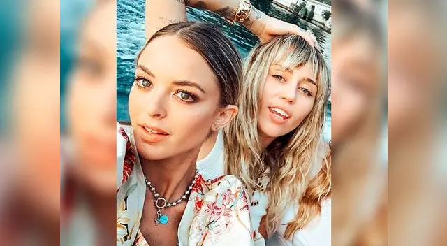 Miley Cyrus y Kaitlynn Carter fueron fotografiadas cogidas de la mano