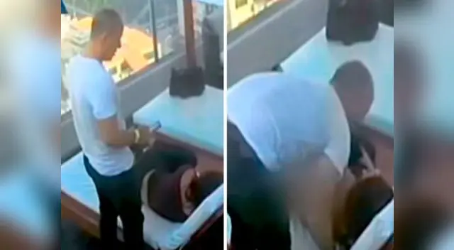 Adolfo Bazán es nuevamente captado abusando de joven