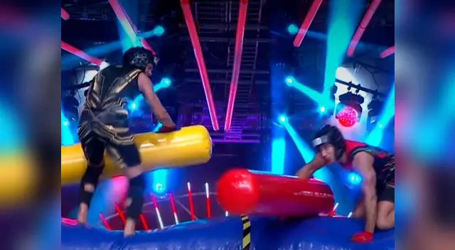 Ignacio Baladán le dio tremendo golpe a su compañero en juego de Esto es guerra Ignacio Baladán le dio tremendo golpe a su compañero en juego de Esto es guerra