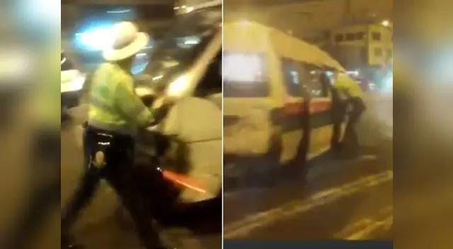 Conductor fue reducido por la policía y llevado a la comisaría Conductor fue reducido por la policía y llevado a la comisaría