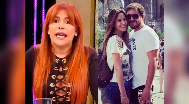 Magaly Medina molesta por actitud de pareja de Silvia Cornejo Magaly Medina molesta por actitud de pareja de Silvia Cornejo