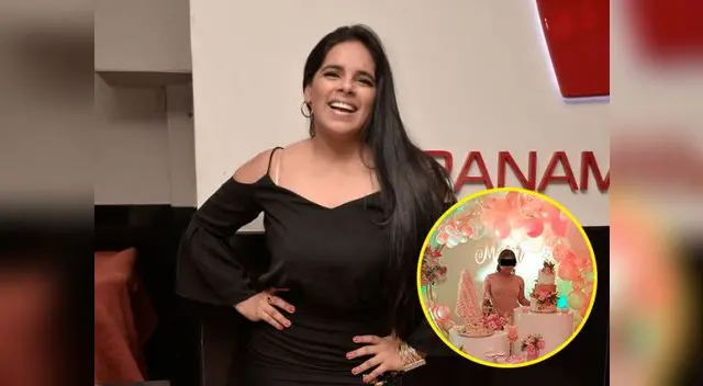 Giuliana Rengifo tiró la casa por la ventada para engreír a la mayor de su hija