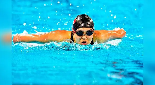 Dunia Felices alcanzó medalla de bronce en  50 metros mariposa, clase S5