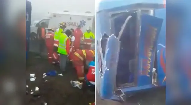 Accidente de tránsito se registra en variante de Pasamayo  