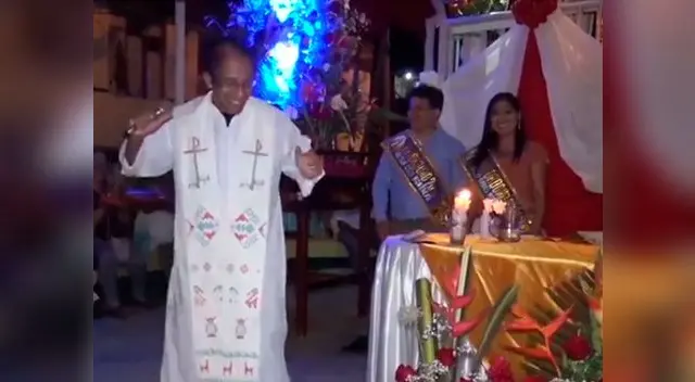Padre es la sensación con sus pasos de baile al dar misas Padre es la sensación con sus pasos de baile al dar misas