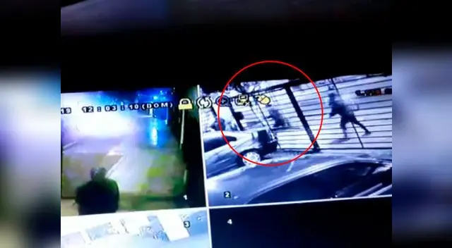 Cámaras grabaron asalto de extranjeros a pareja de esposos Cámaras grabaron asalto de extranjeros a pareja de esposos