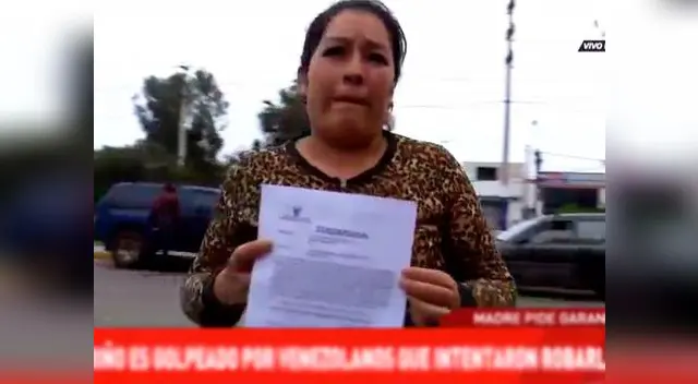 Madre de familia denunció que su hijo fue agredido por extranjeros Madre de familia denunció que su hijo fue agredido por extranjeros