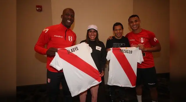 Gladys Tejeda y Christian Pacheco visitaron a la selección