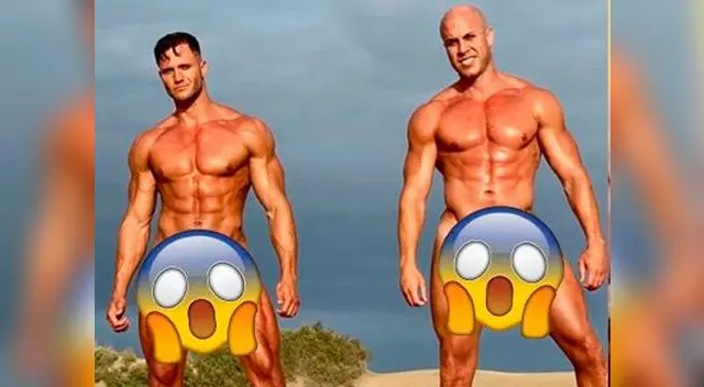 Fabio y Bruno Agostini dejaron con la boca abierta a sus fanáticas en redes sociales al posar desnudos