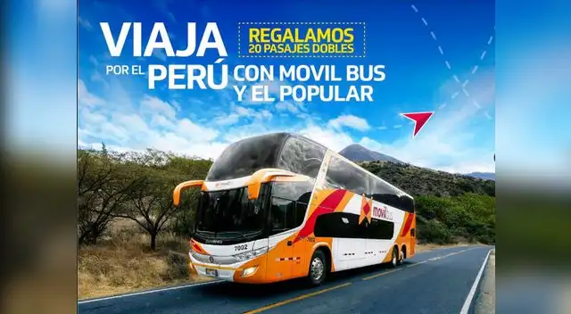 Viaja por todo el país con esta súper promoción de El Popular y Movilbus