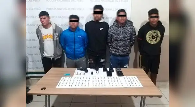 Detienen a banda delincuencial conformada por menores de edad Detienen a banda delincuencial conformada por menores de edad