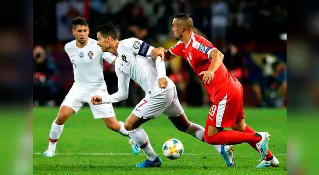 Cristiano Ronaldo marcó un gol en la victoria del Portugal ante Serbia Cristiano Ronaldo marcó un gol en la victoria del Portugal ante Serbia