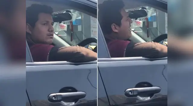 Insultó a colega taxista