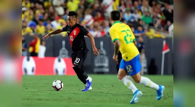 Ingresó Cueva en el segundo tiempo y estuvo aplicado en su juego