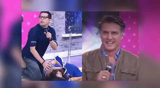 Tula Rodríguez fue la más emocionada con la visita del actor Juan Soler