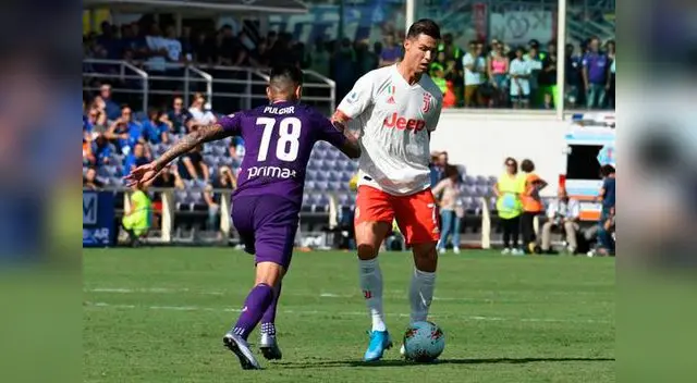Cristiano Ronaldo fue bien controlado por la defensa de la Fiorentina Cristiano Ronaldo fue bien controlado por la defensa de la Fiorentina