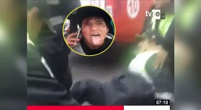 Escapaba de una intervención