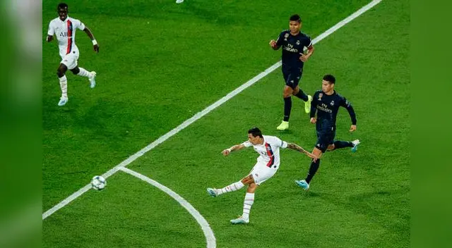 Ángel di María anota dos goles en duelo Real Madrid vs PSG Ángel di María anota dos goles en duelo Real Madrid vs PSG