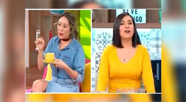 Katy Sheen asistió como invitada al programa “Mujeres al mando” donde se reencontró en Cathy Sáenz
