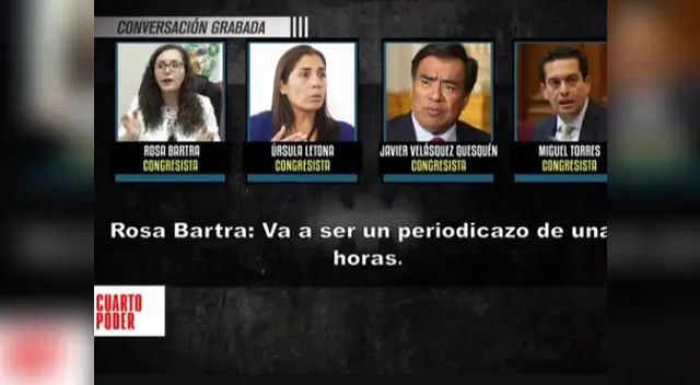 Audio sería de noviembre de 2018